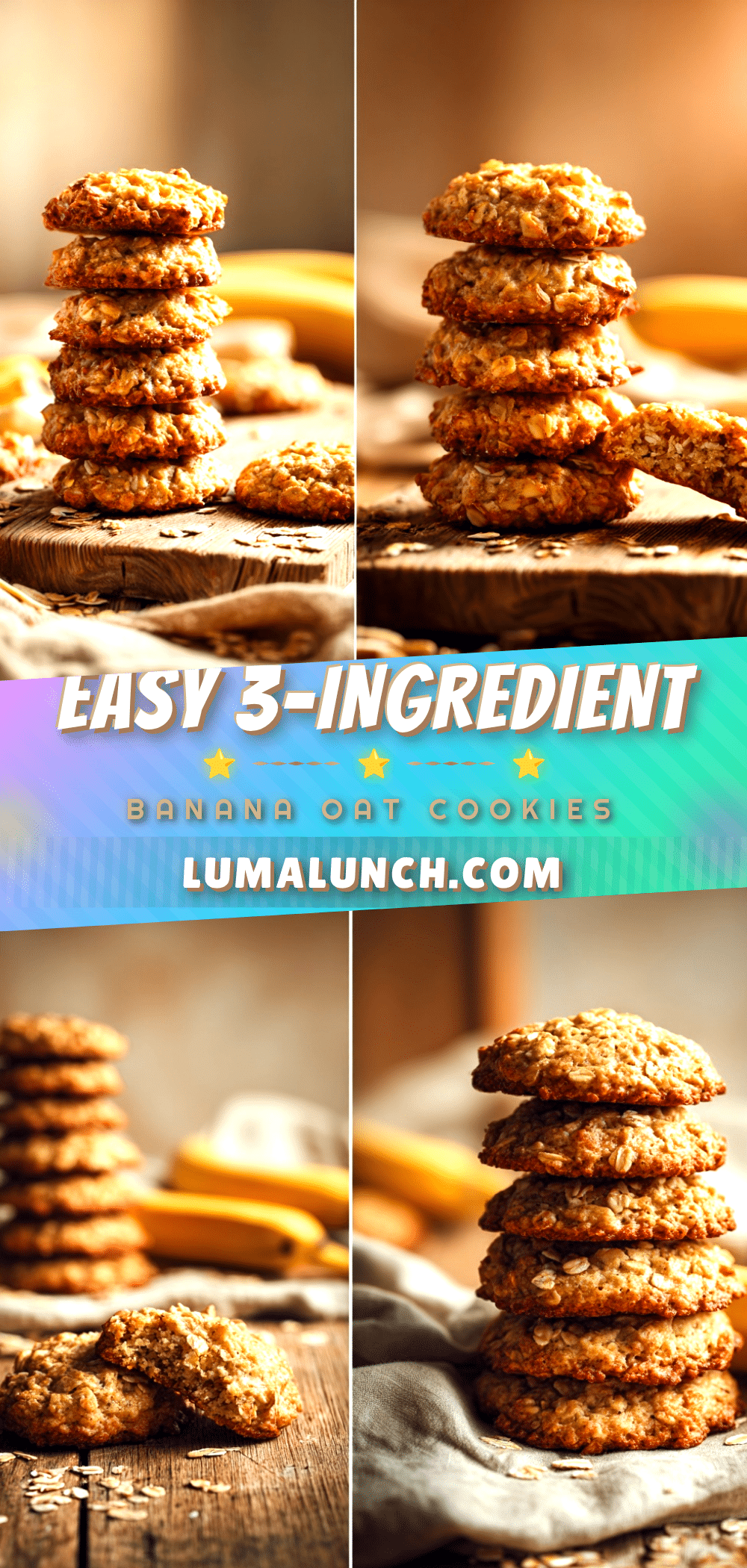 banana oat cookies recipe