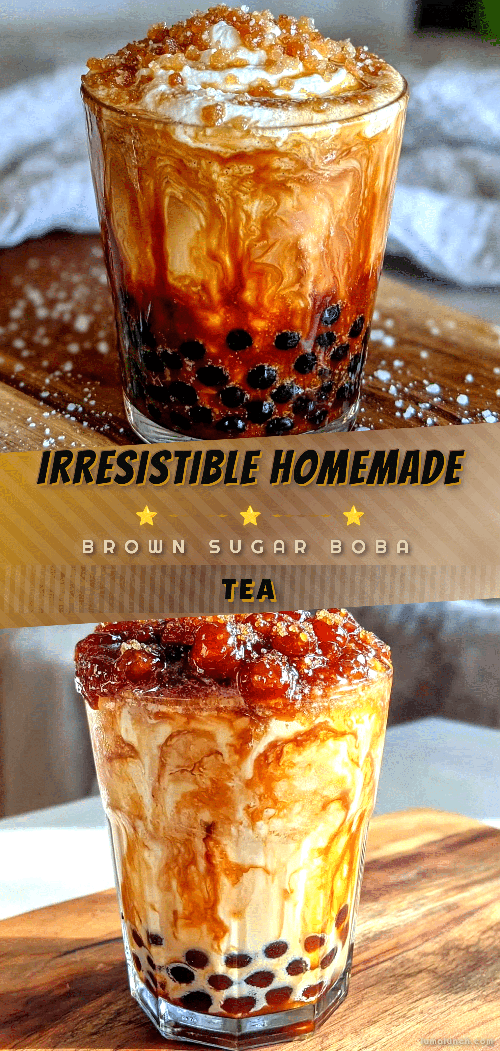 brown sugar boba tea recipe
