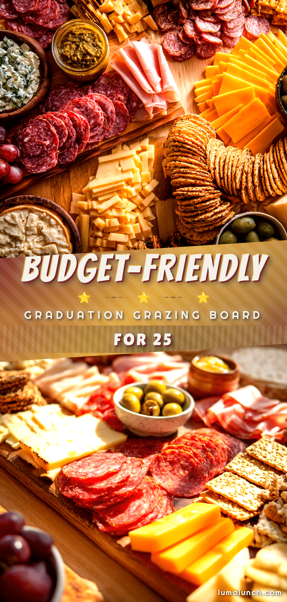 budget-friendly graduation grazing board recipe