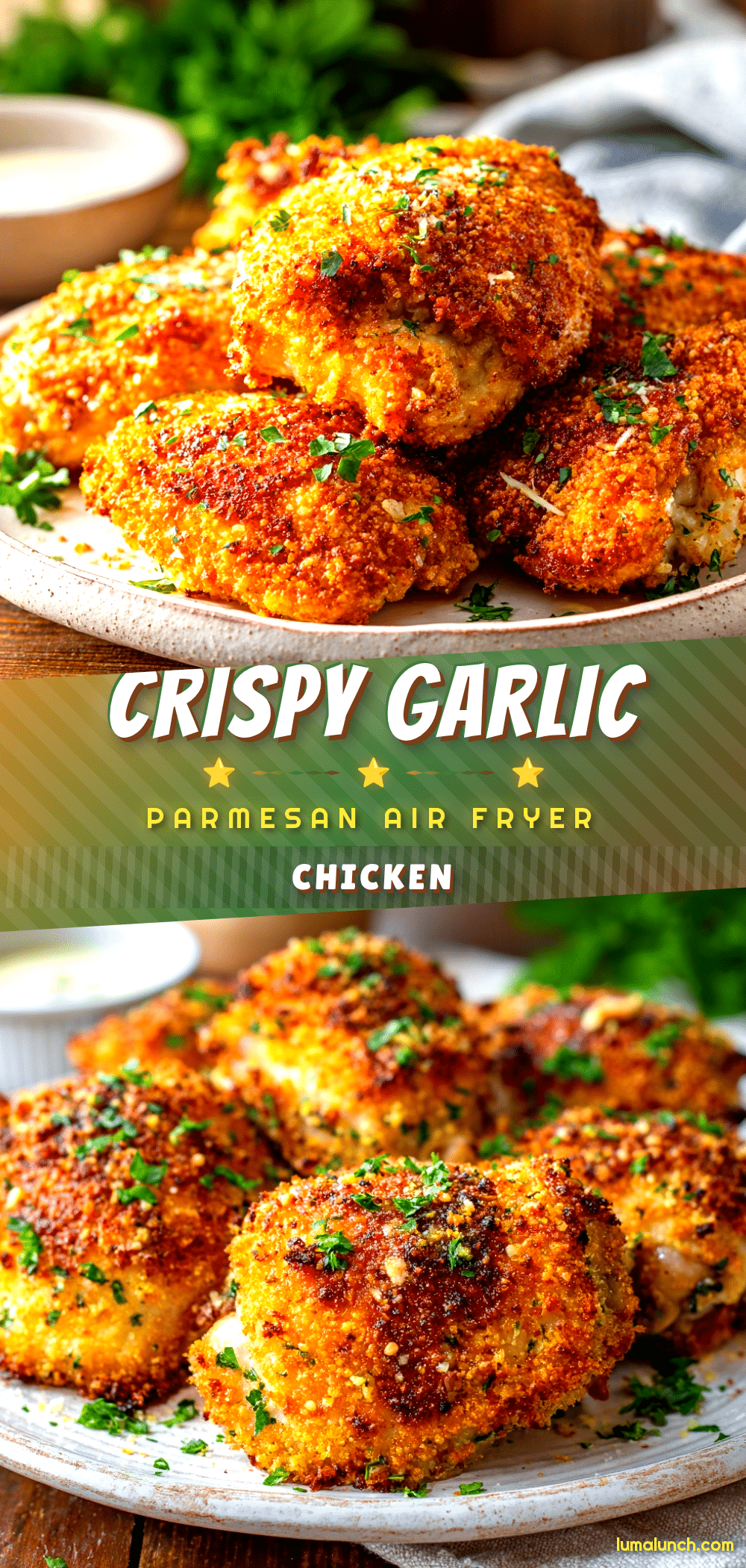 crispy air fryer chicken thighs recipe