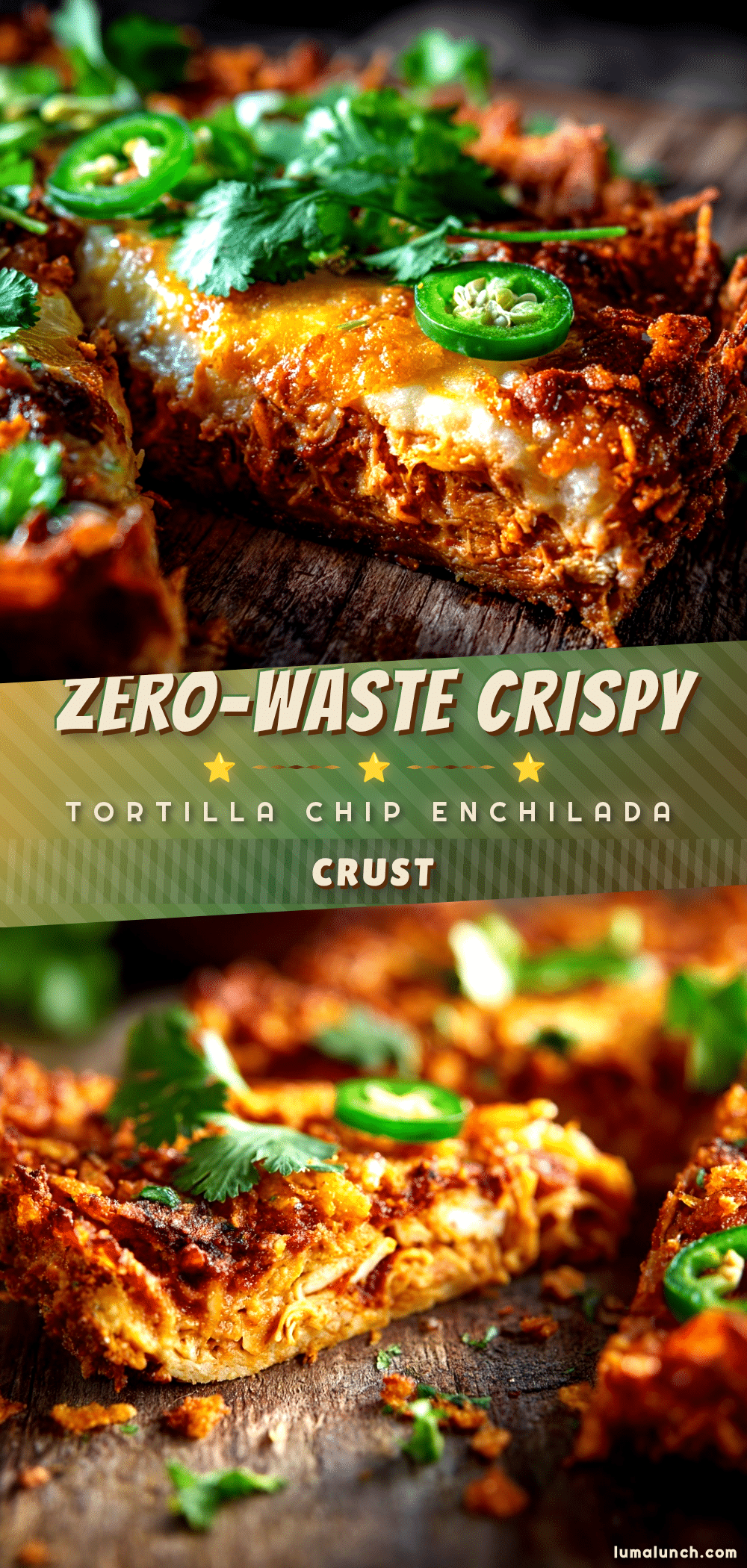 crispy tortilla chip enchilada crust recipe