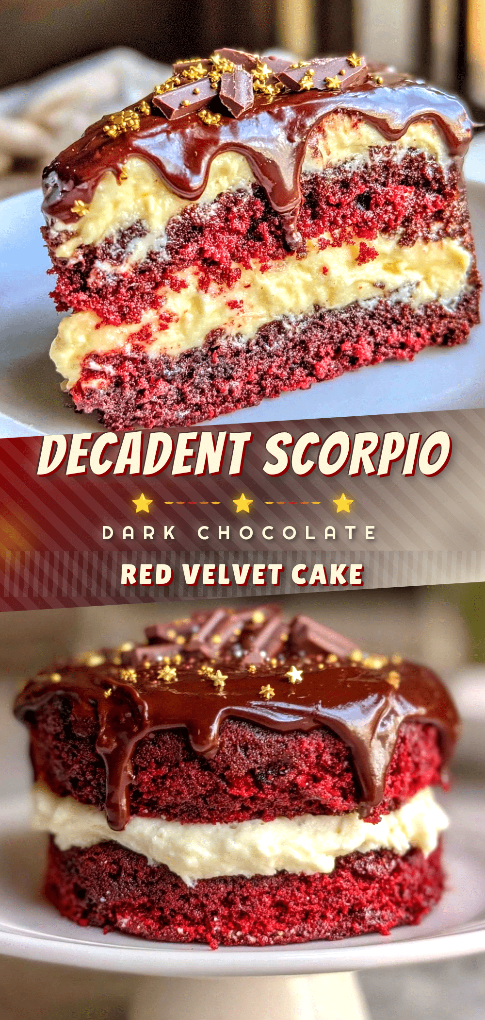 Decadent Scorpio Birthday Cake recipe