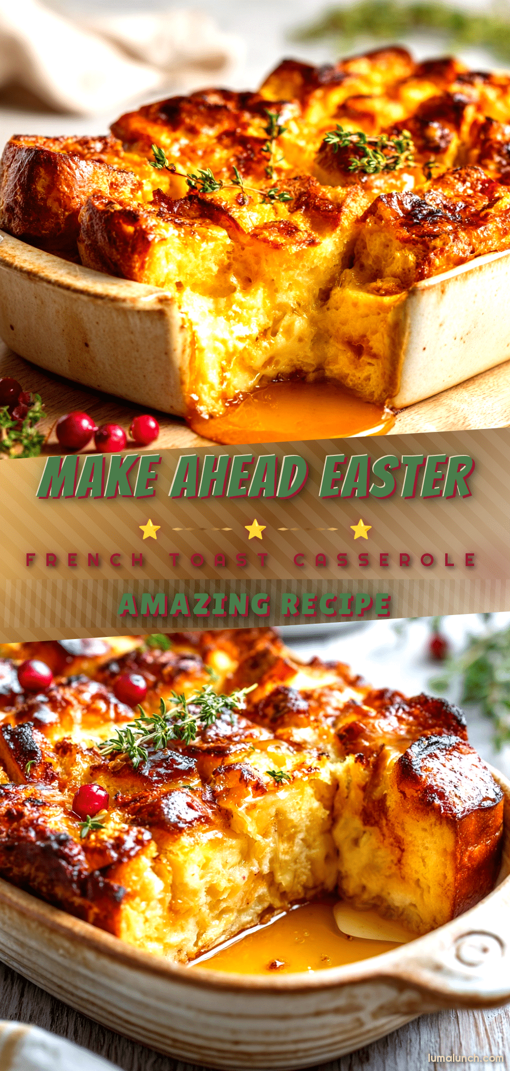 Easter French toast casserole recipe