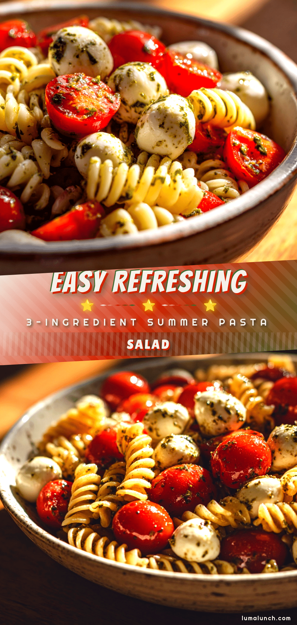 easy 3-ingredient summer pasta salad recipe
