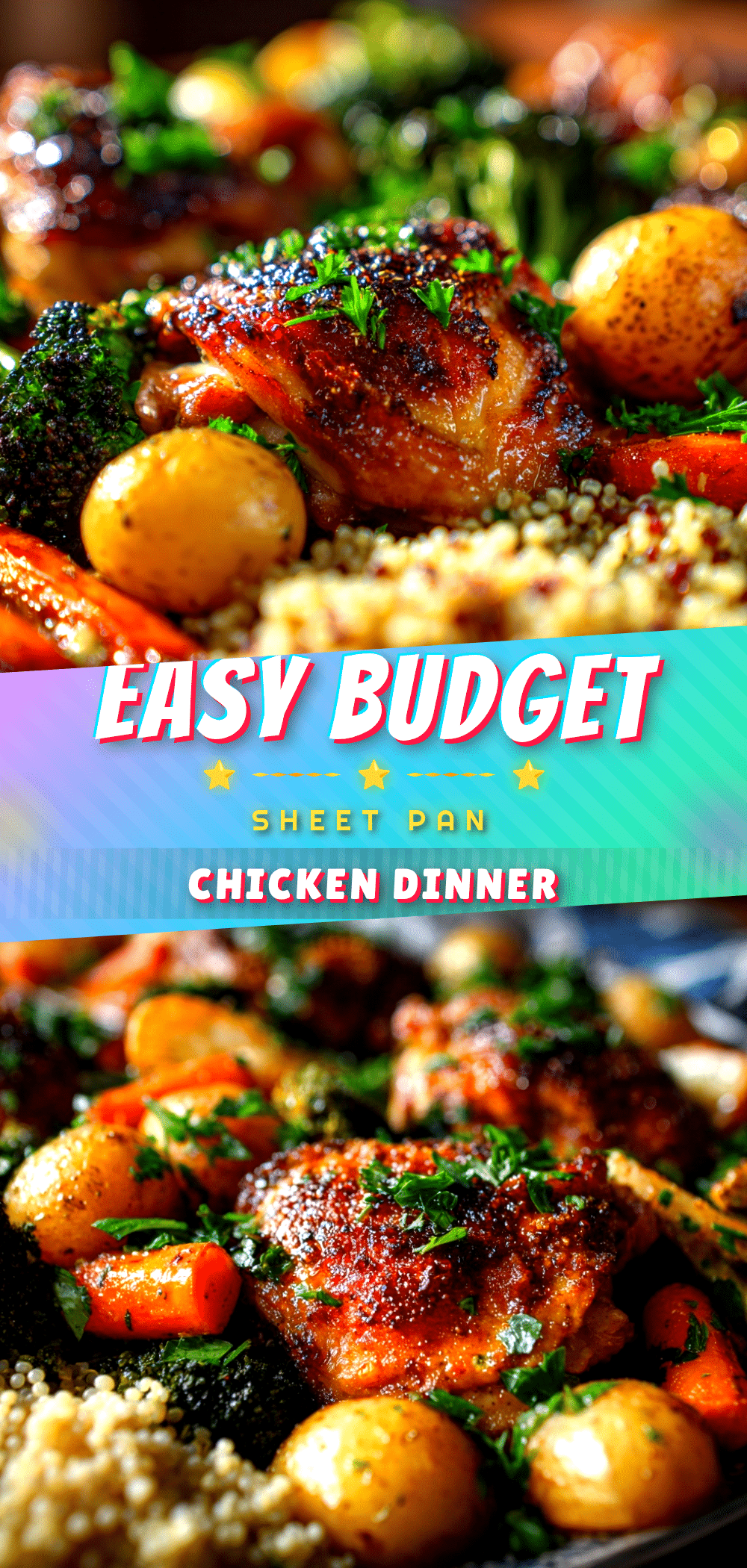 easy budget sheet pan chicken recipe