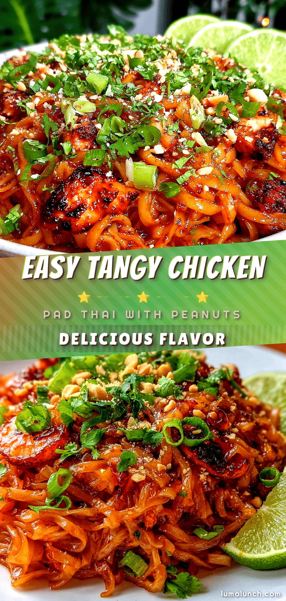 easy chicken pad thai recipe