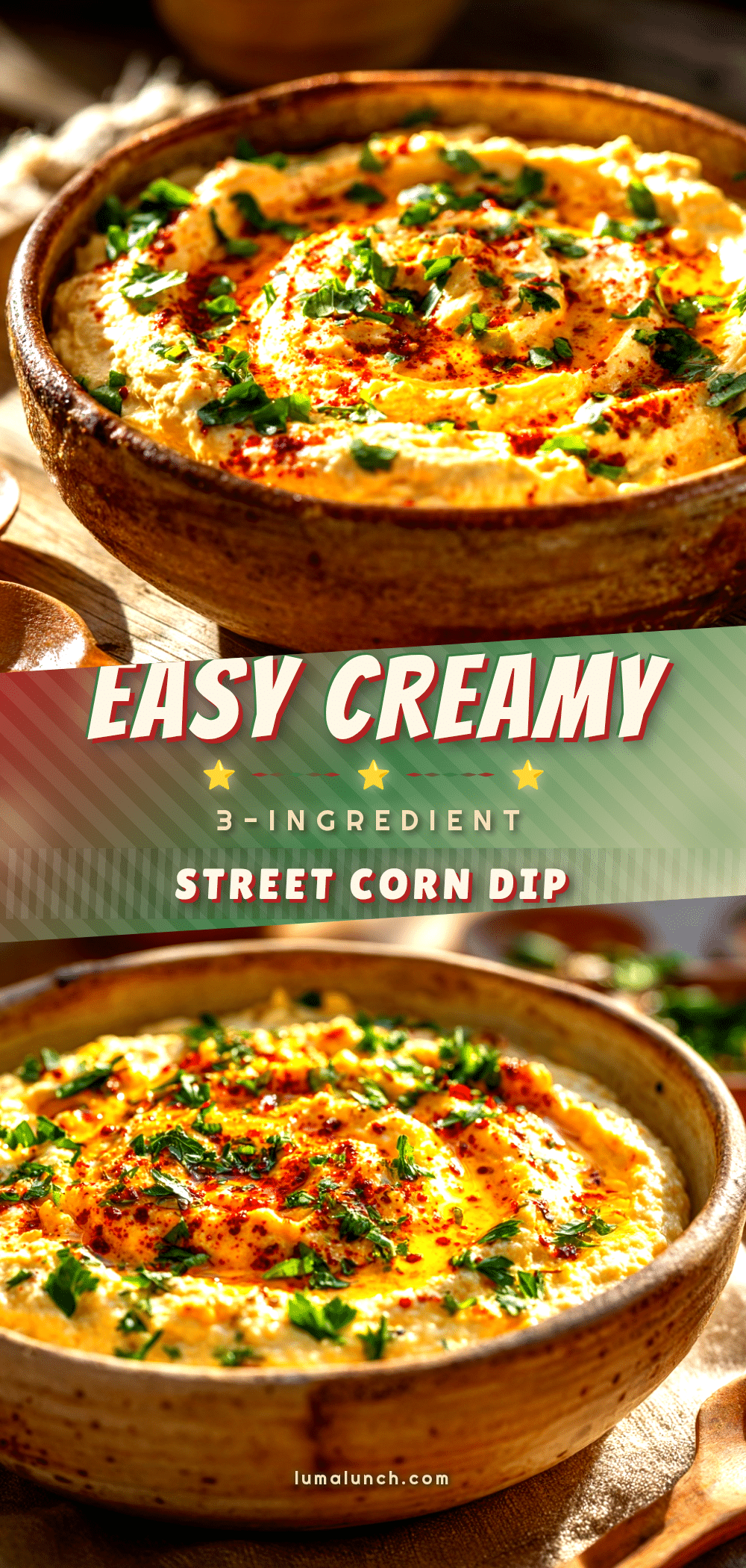easy creamy 3-ingredient street corn dip recipe