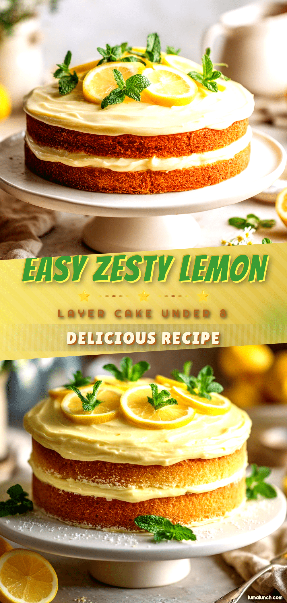 easy mothers day lemon layer cake recipe