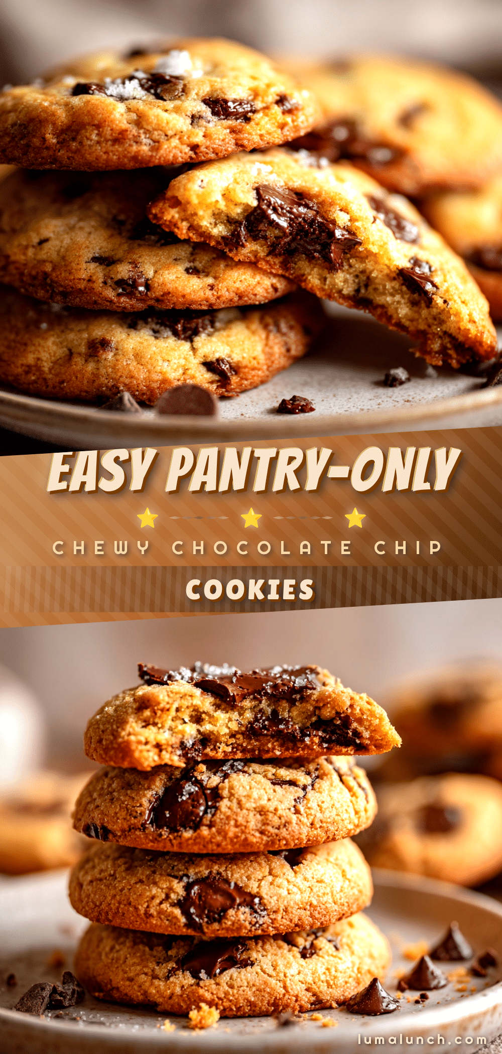 easy pantry-only chewy chocolate chip cookies recipe