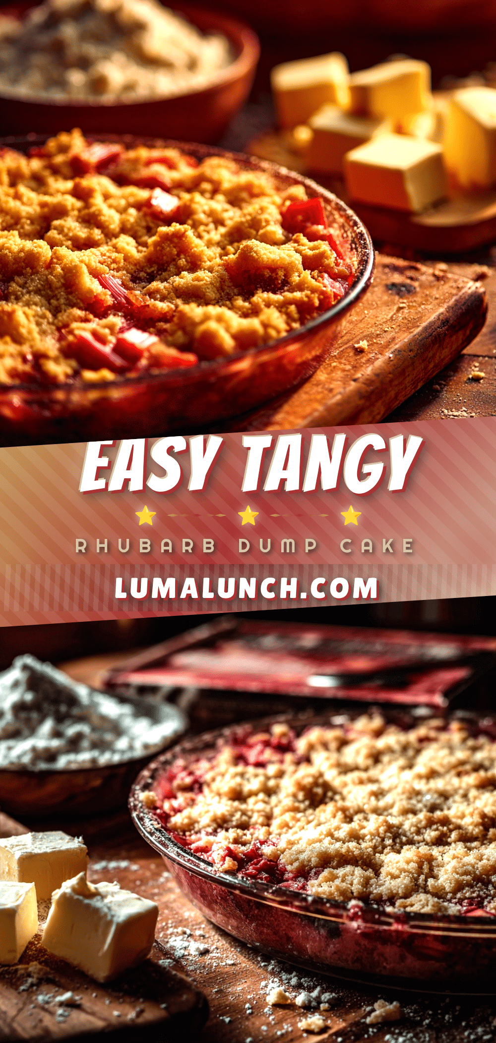 Easy Pantry-Raid Rhubarb Dump Cake recipe