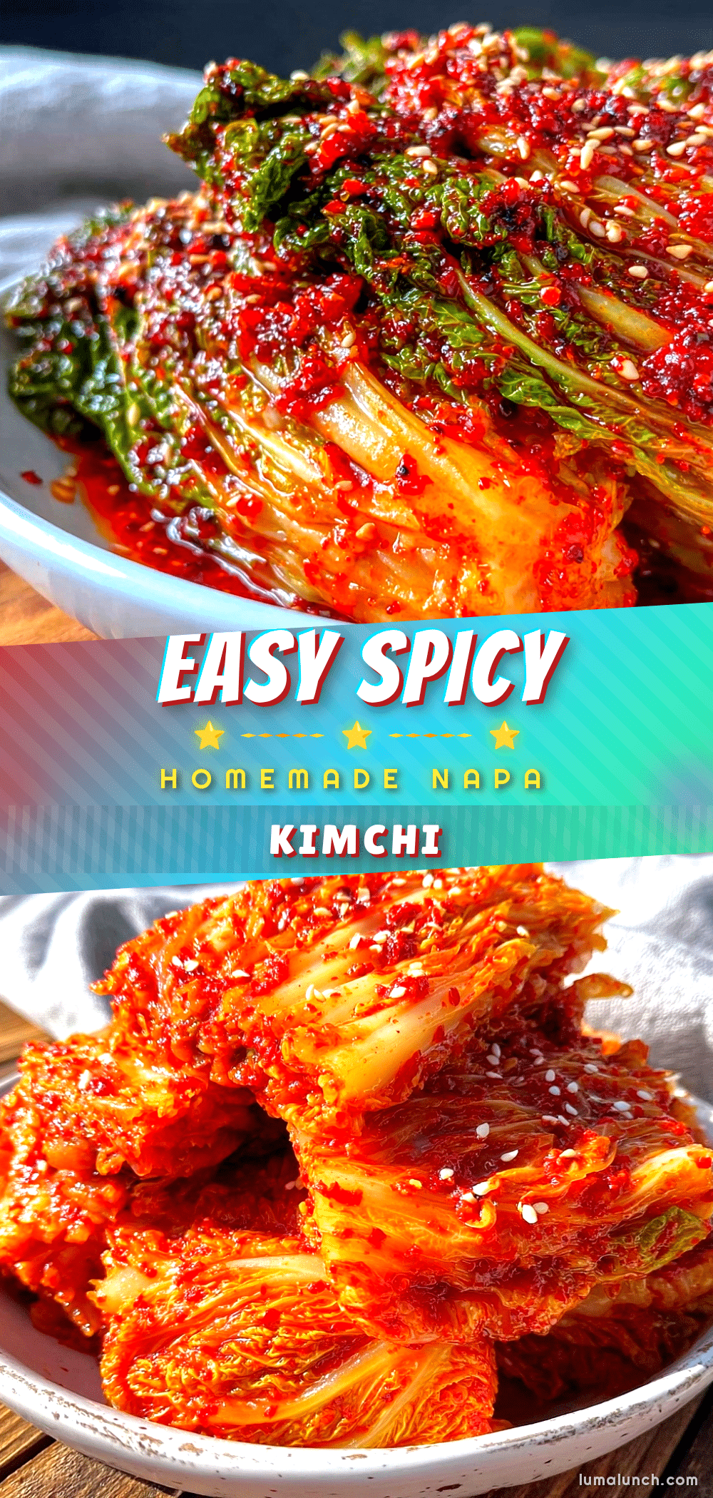 easy spicy homemade Napa kimchi recipe recipe