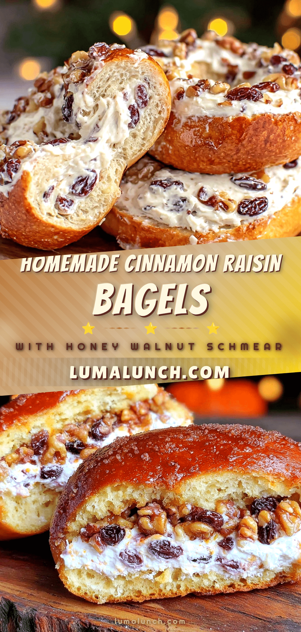 homemade cinnamon raisin bagels recipe