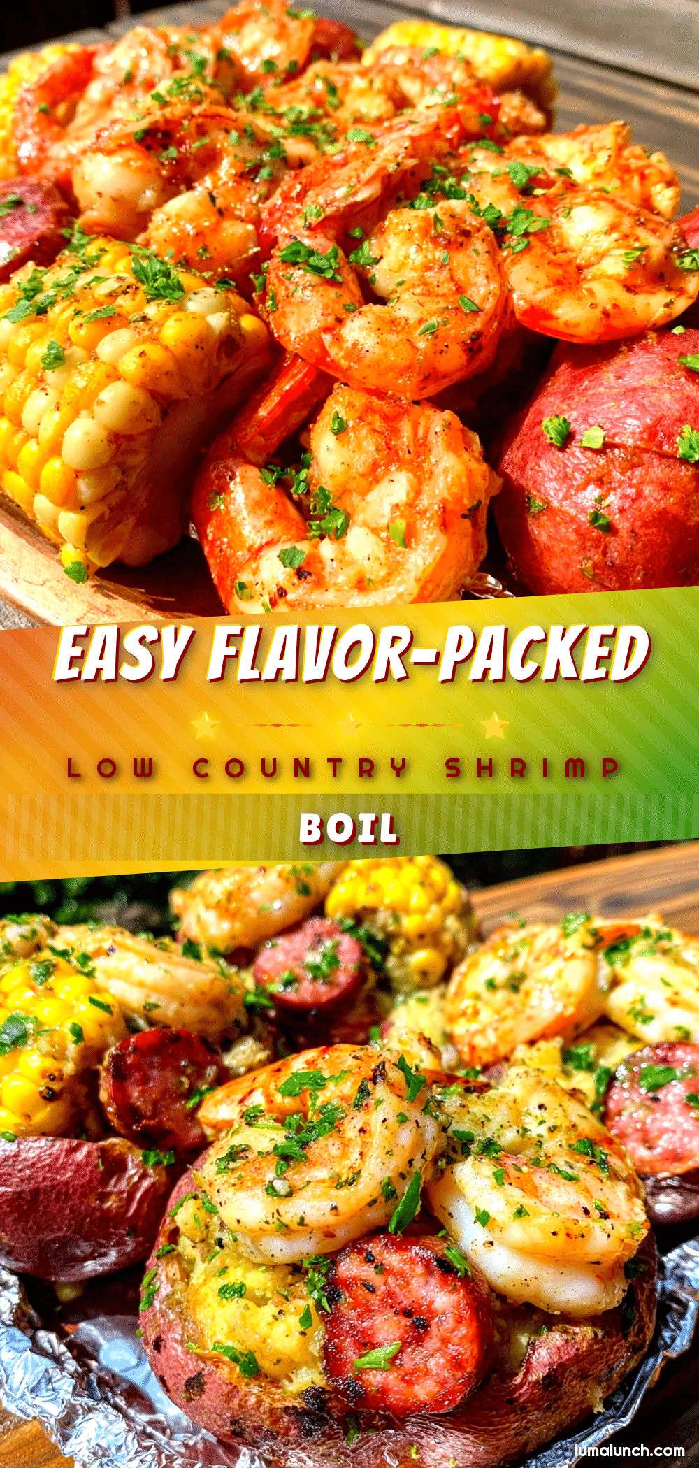 Low Country Shrimp Boil Foil Packets recipe