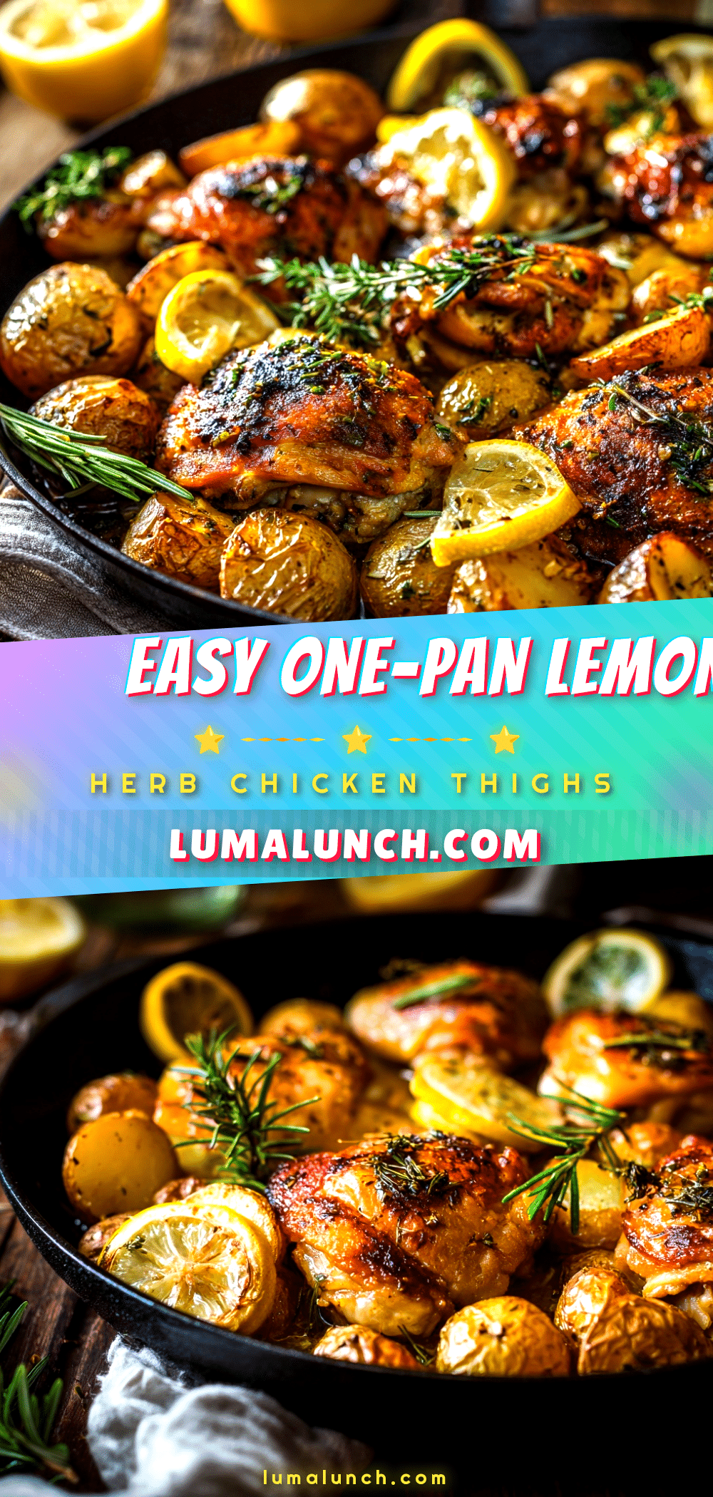 one-pan lemon herb chicken thighs recipe