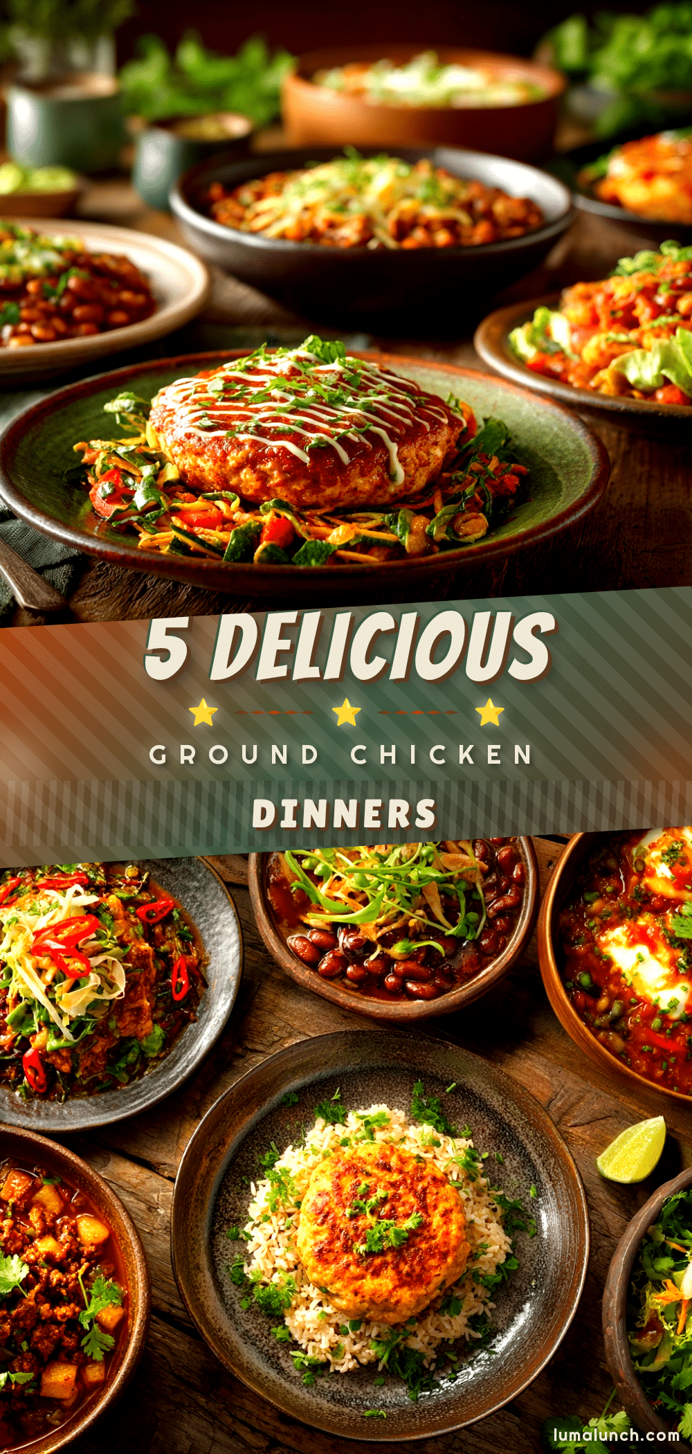 one pound ground chicken dinners recipe