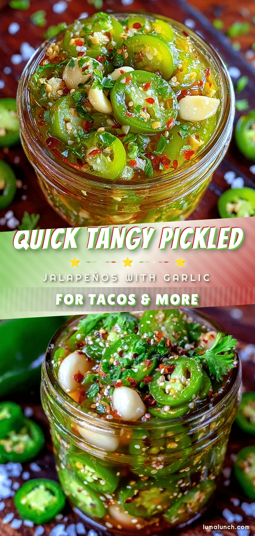 quick tangy pickled jalapeños recipe