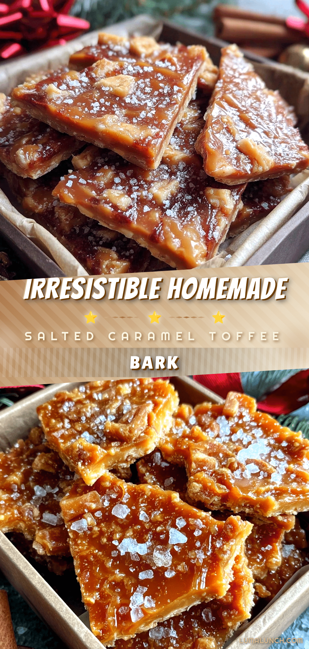 salted caramel toffee bark recipe