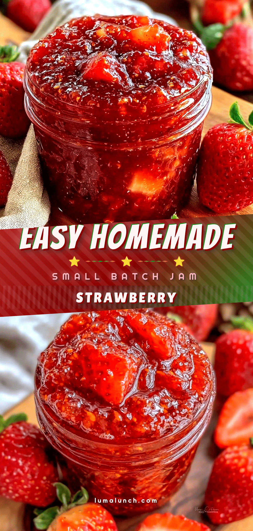 small batch strawberry jam recipe