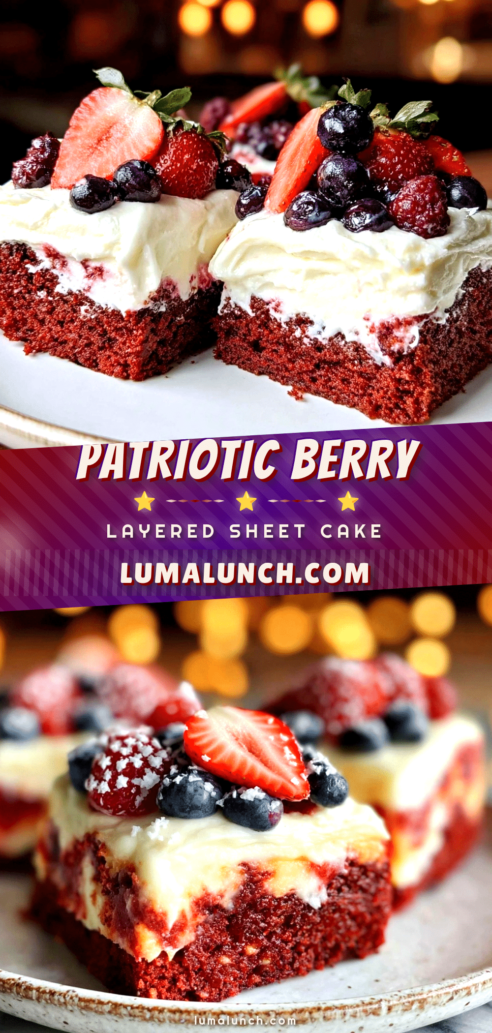 american flag layered berry sheet cake recipe