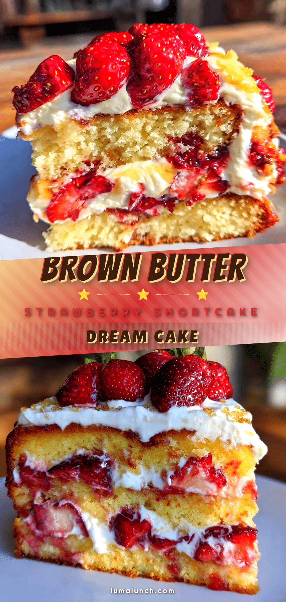 brown butter strawberry shortcake layer cake recipe
