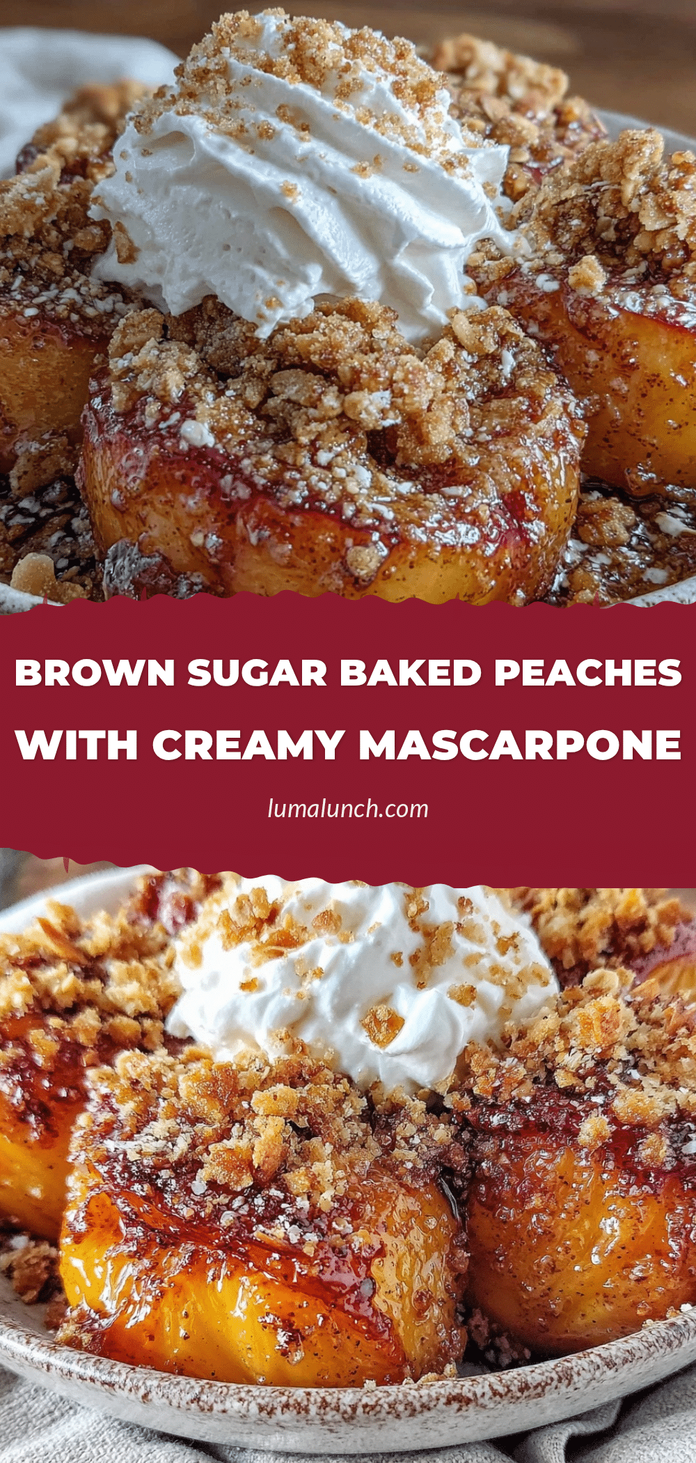 brown sugar baked peaches recipe