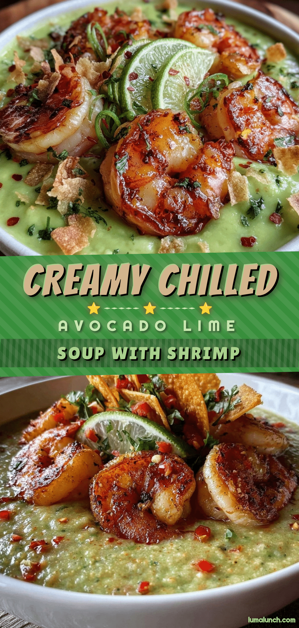 creamy chilled avocado lime soup recipe