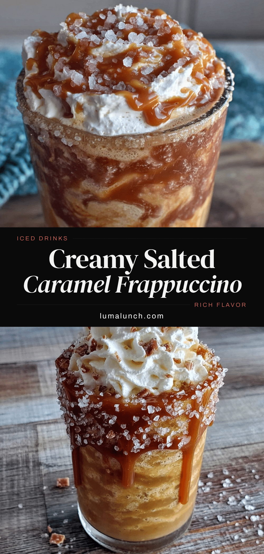 creamy salted caramel iced frappuccino recipe