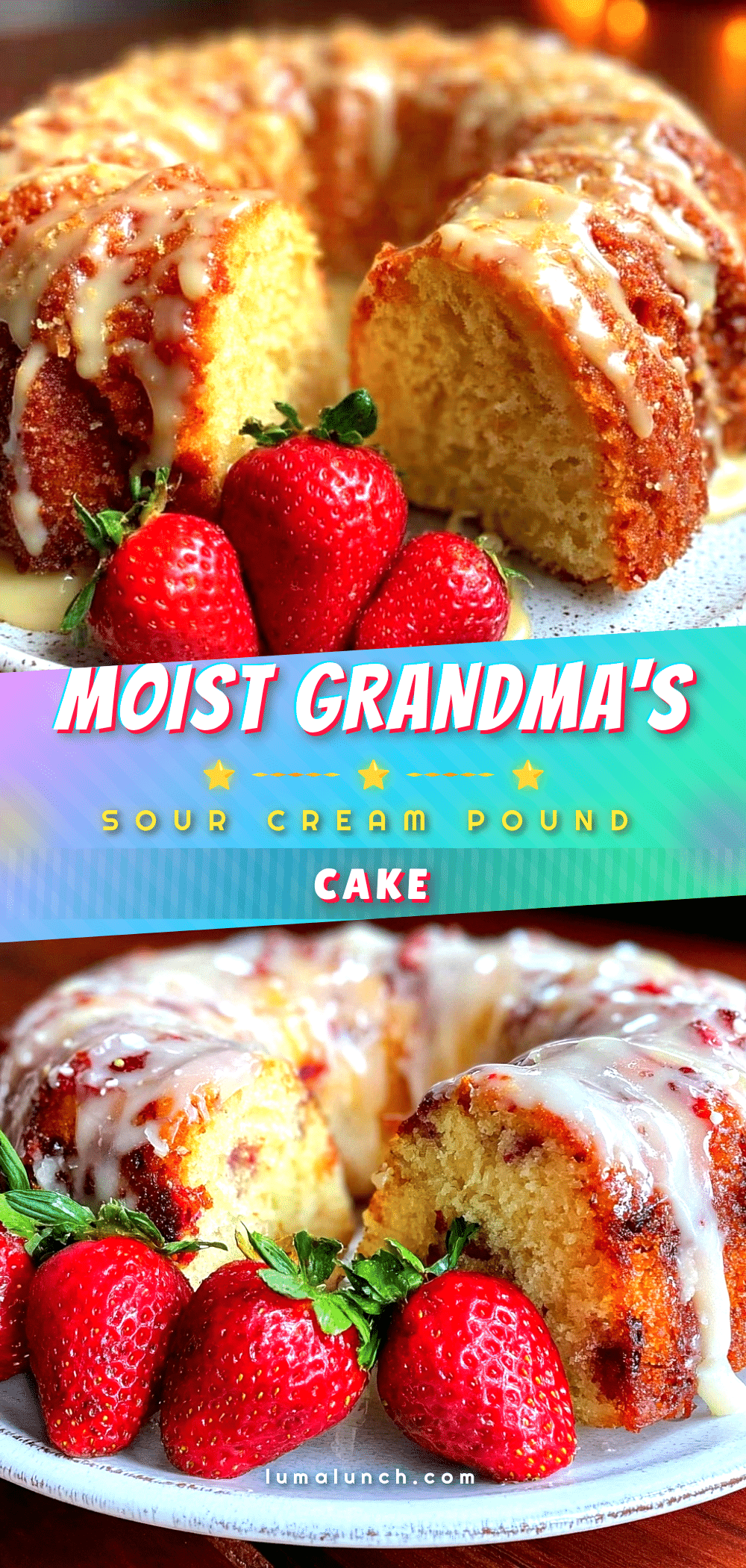 Grandmas Sour Cream Pound Cake recipe