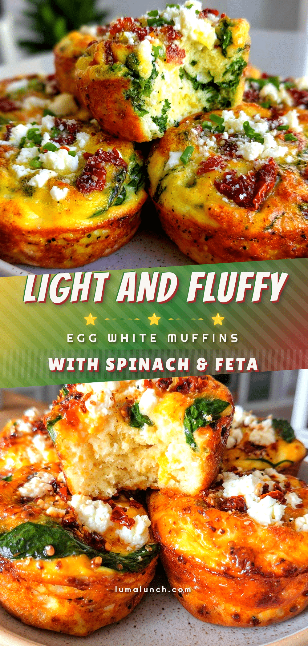 Healthy Calorie Deficit Egg White Muffins recipe