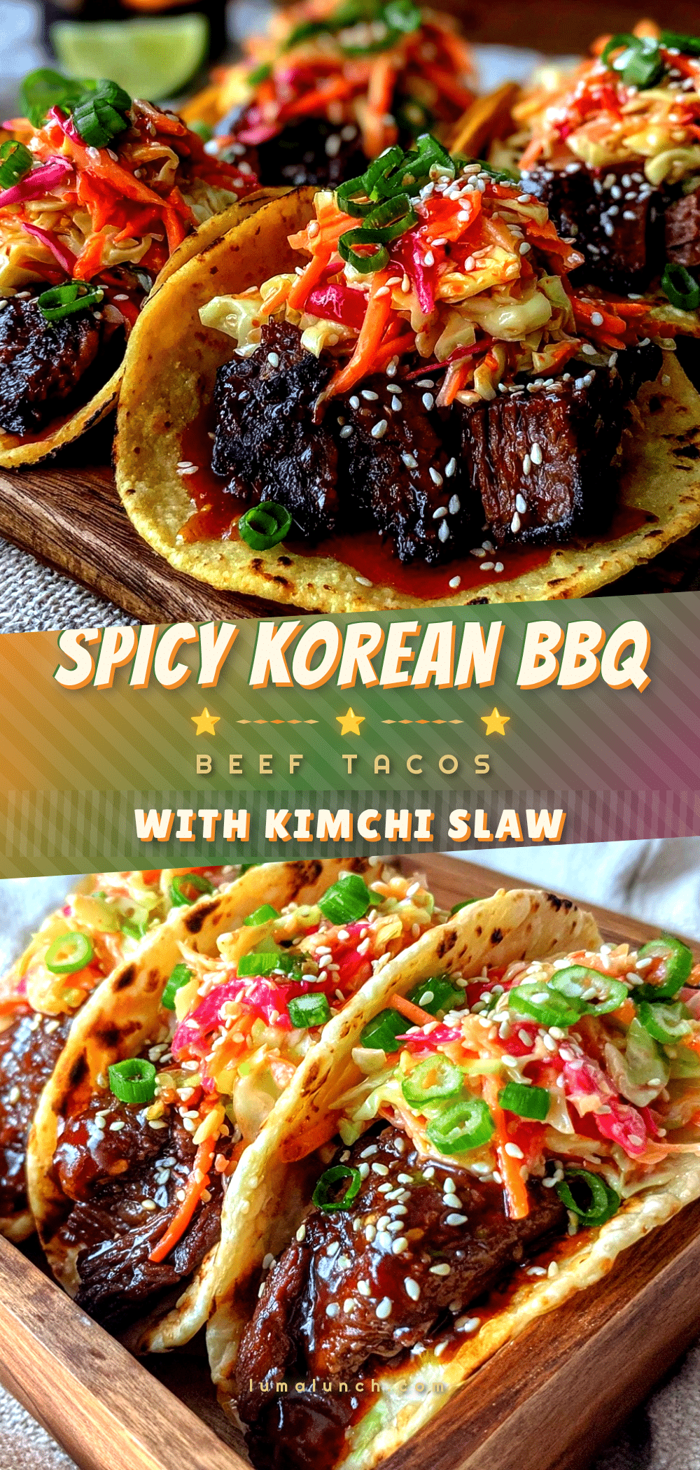 Korean BBQ beef tacos recipe