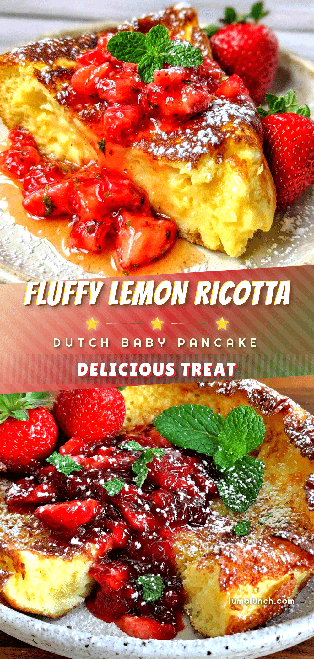 lemon ricotta dutch baby pancake recipe