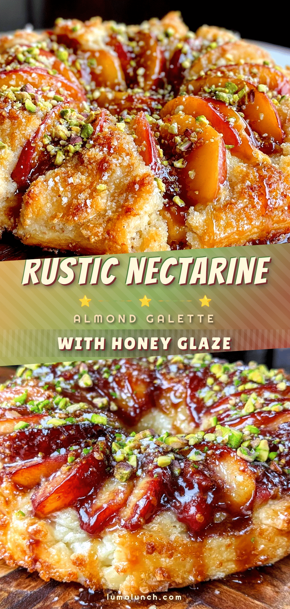 nectarine almond frangipane galette recipe