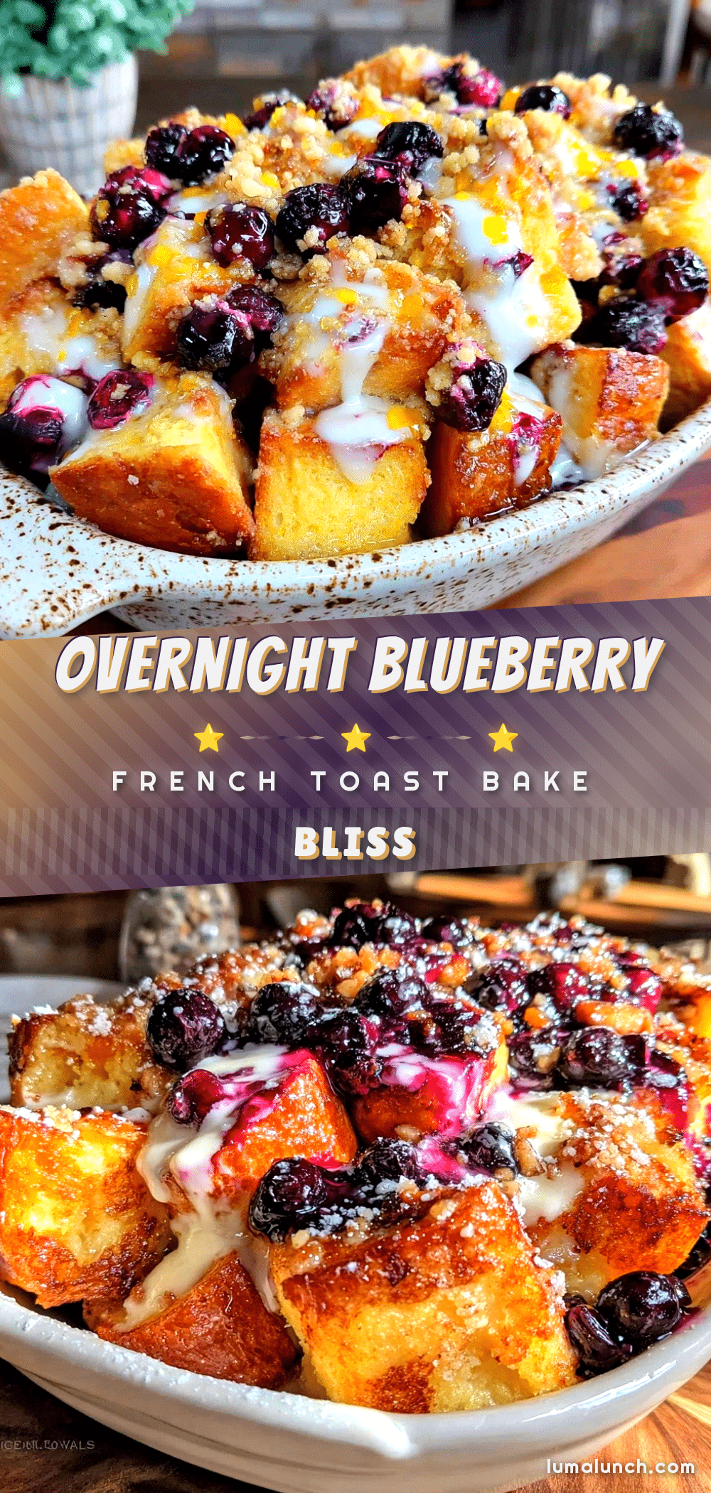 overnight blueberry french toast bake recipe