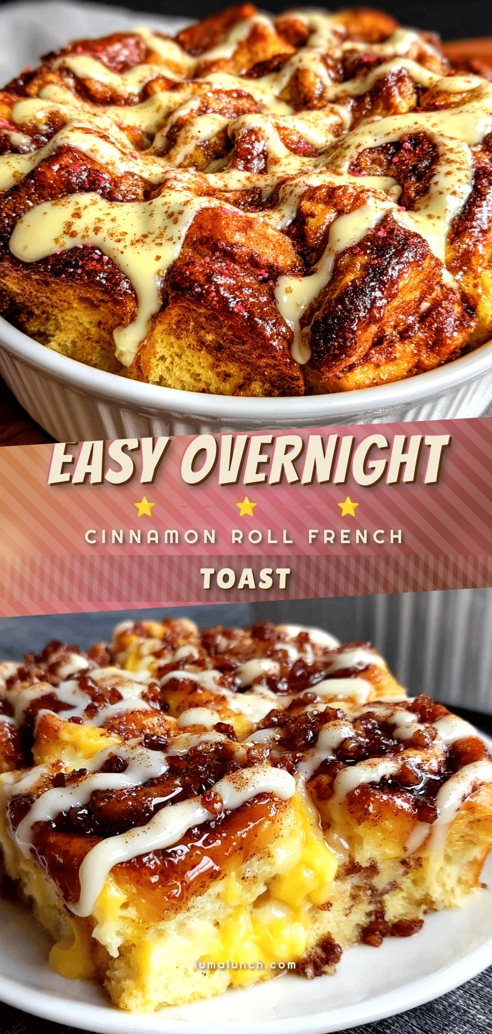 overnight cinnamon roll french toast casserole recipe