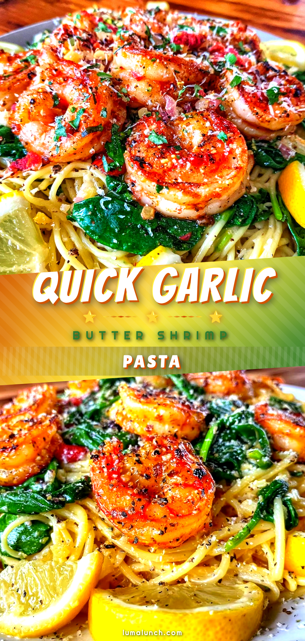 quick garlic butter shrimp pasta recipe
