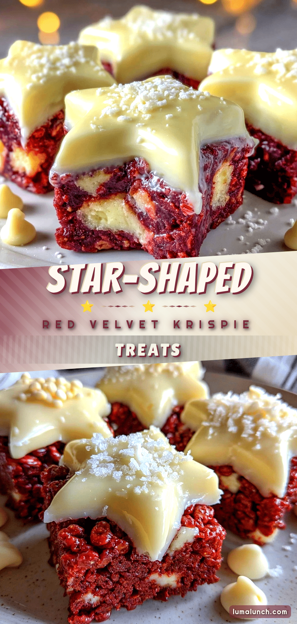 red velvet rice krispie treats recipe