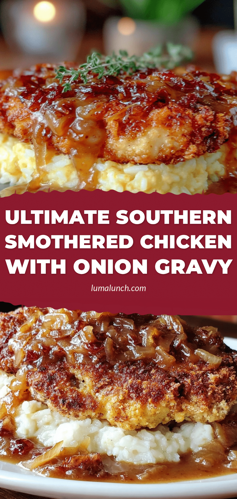 Southern smothered chicken recipe