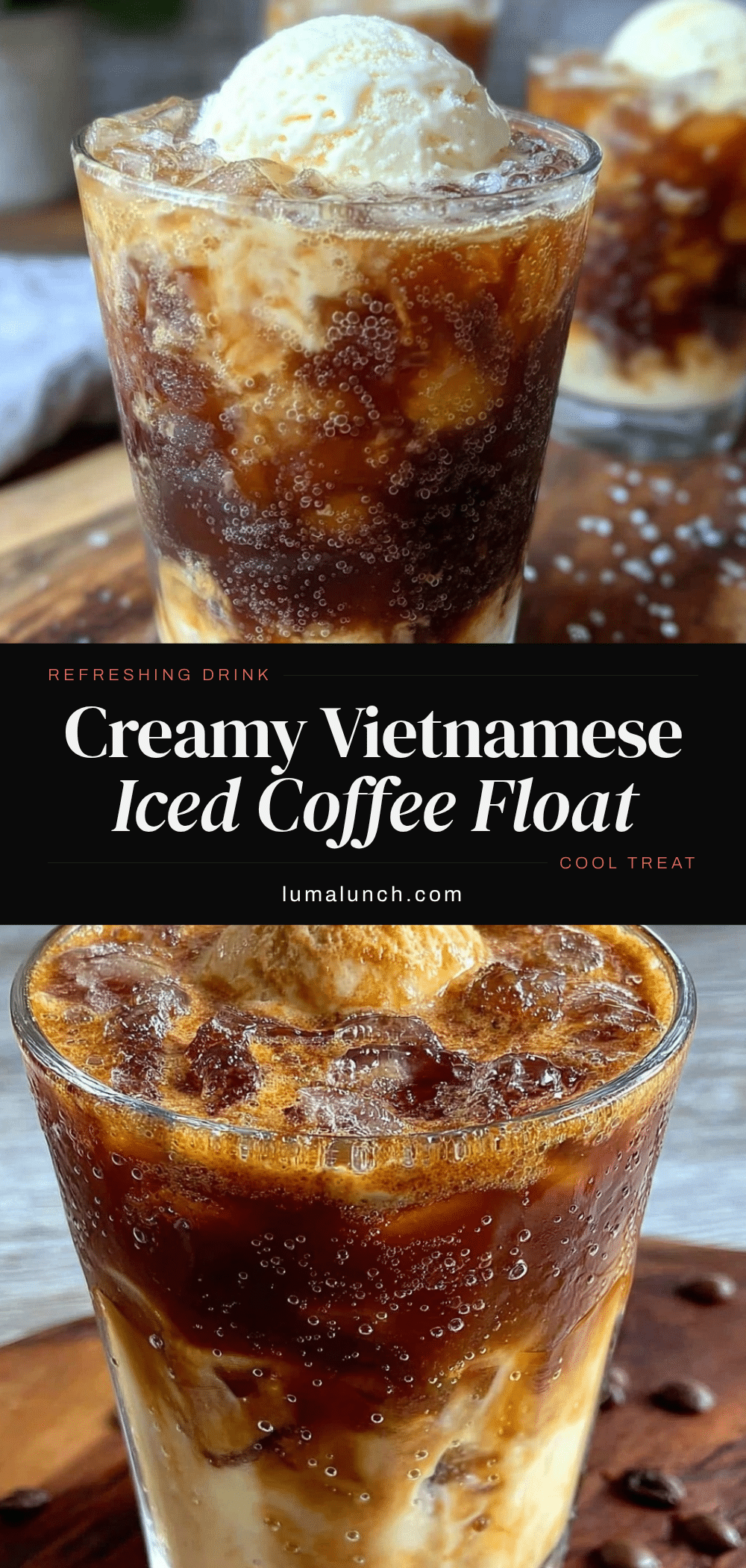 Vietnamese Iced Coffee Float recipe