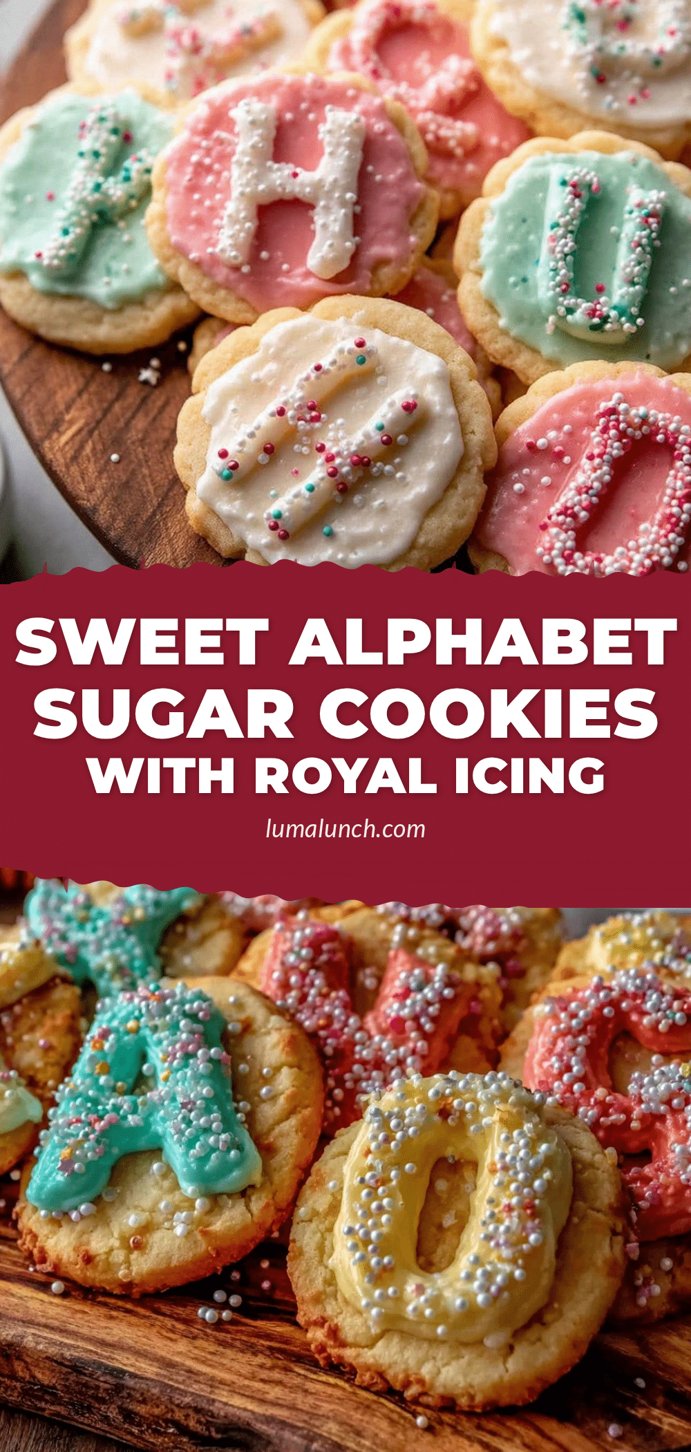 alphabet sugar cookies recipe