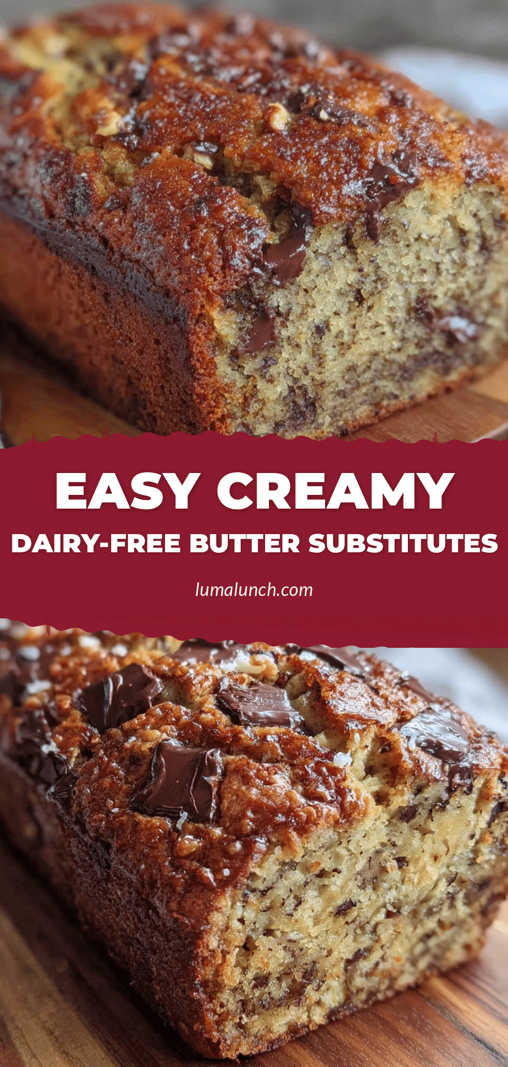 creamy dairy-free banana bread recipe