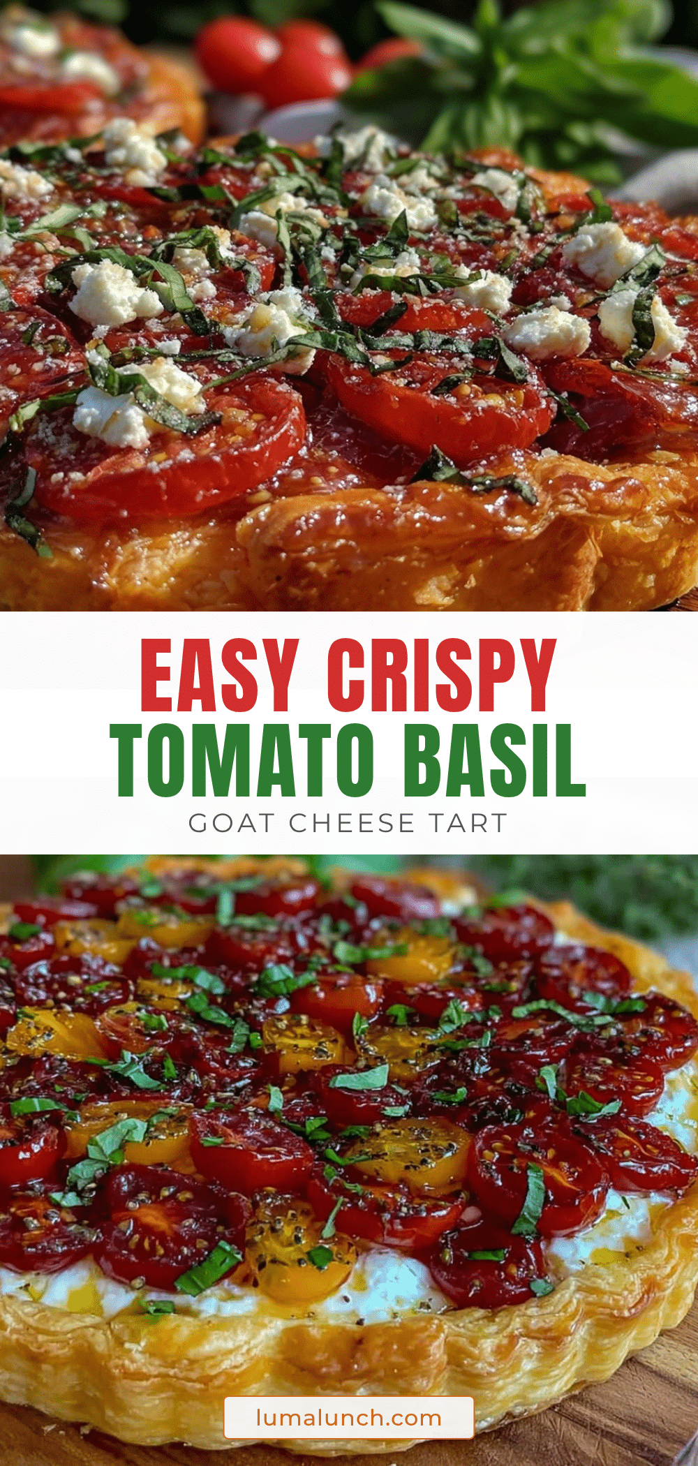 crispy tomato basil tart recipe