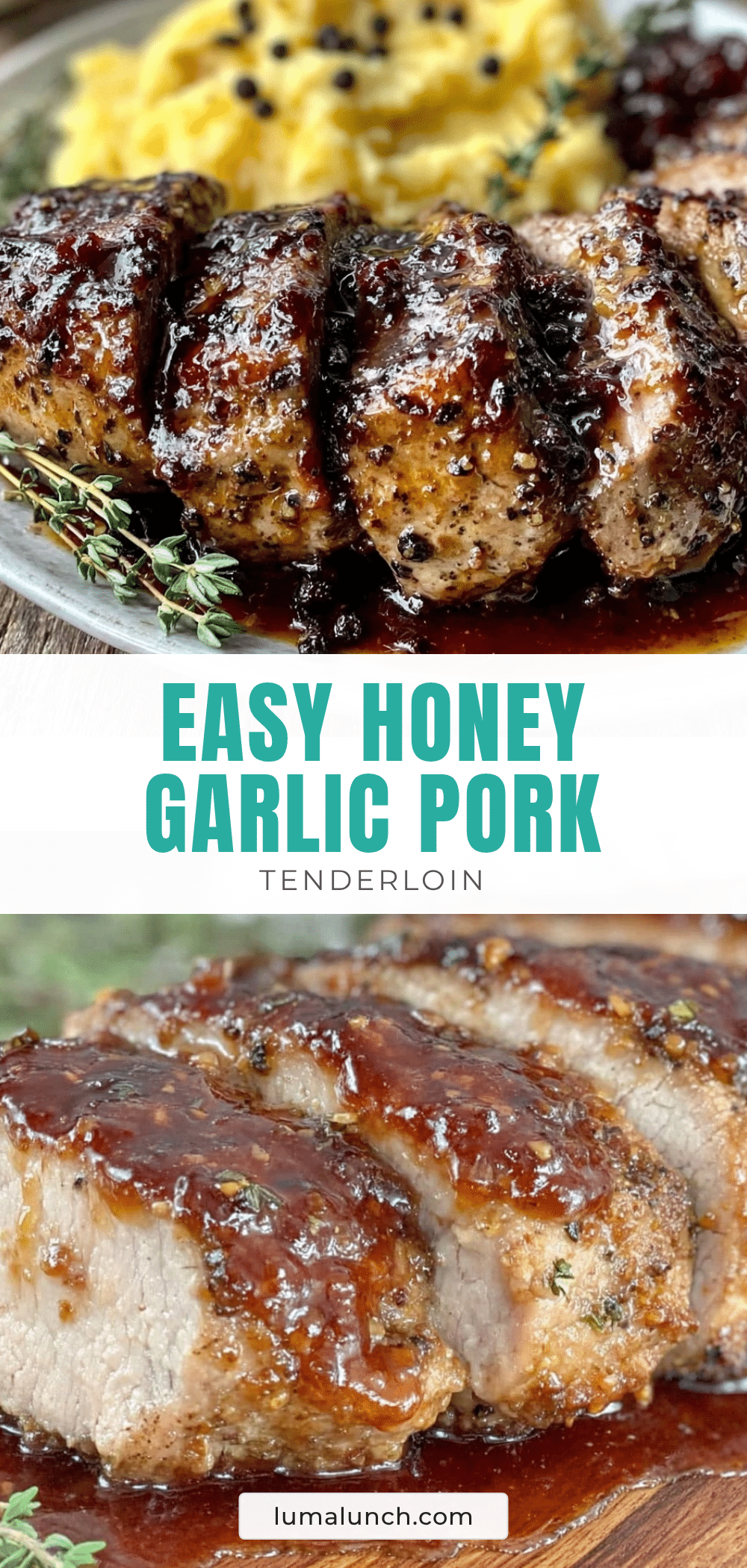 easy honey garlic pork tenderloin recipe