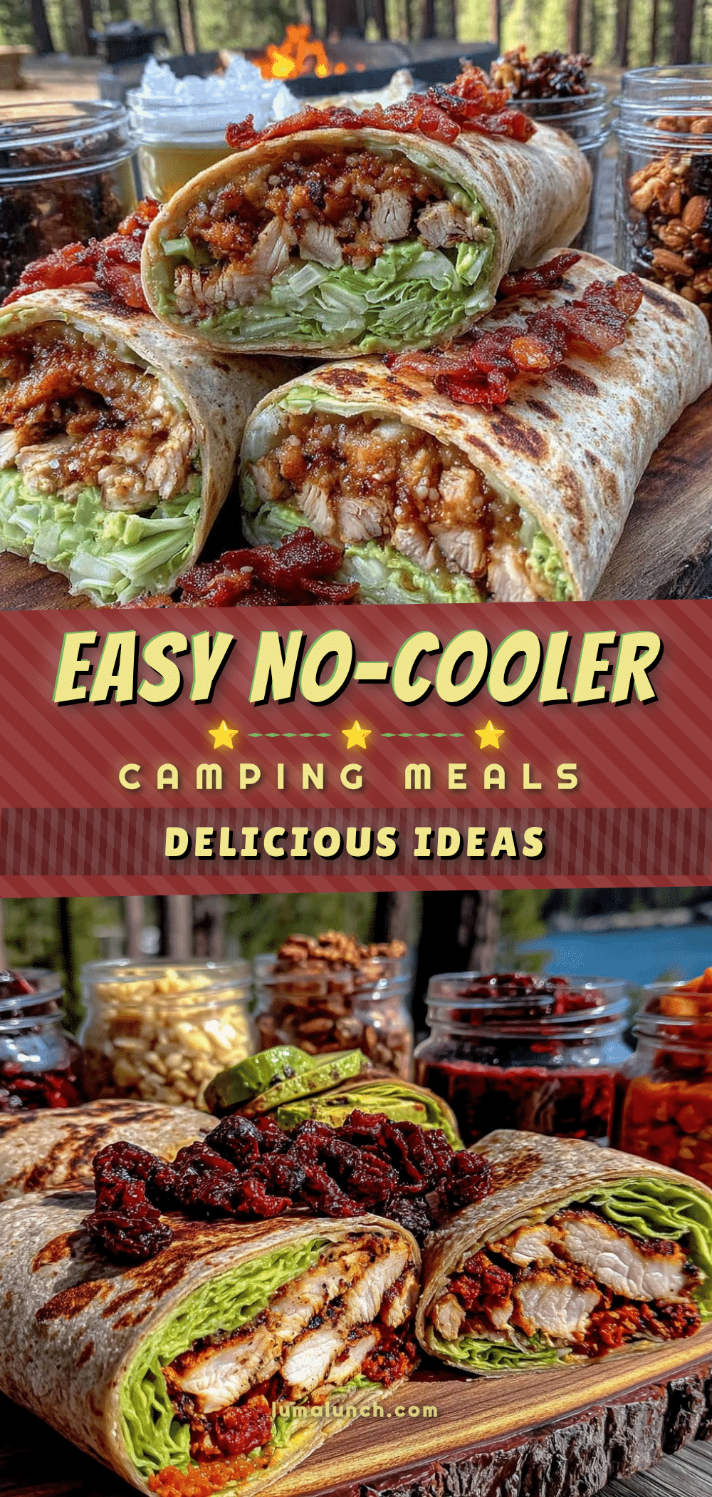 easy no-cooler camping meals recipe