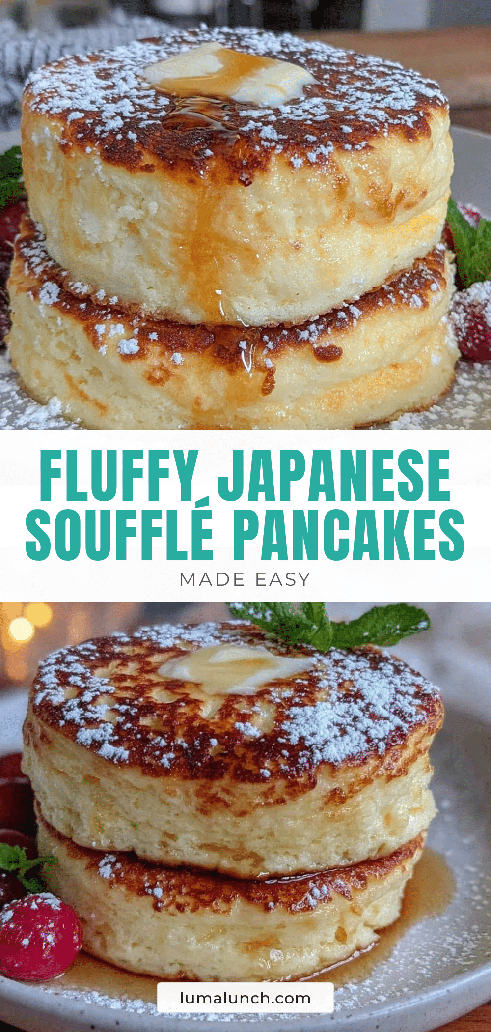 fluffy japanese soufflé pancakes recipe