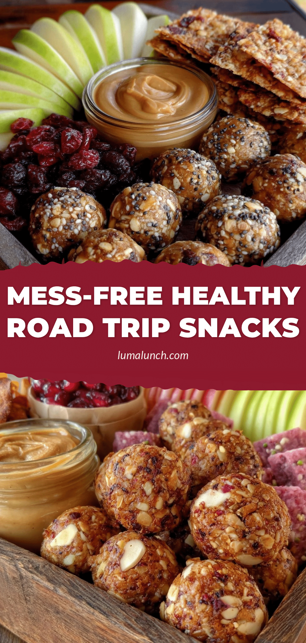 healthy mess-free road trip snacks for kids recipe