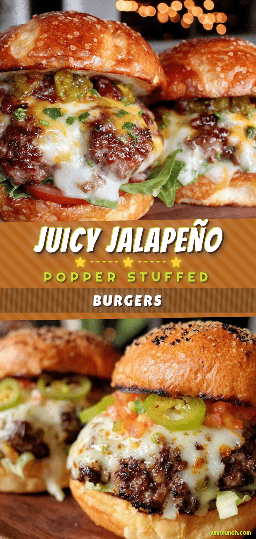 jalapeño popper stuffed burgers recipe