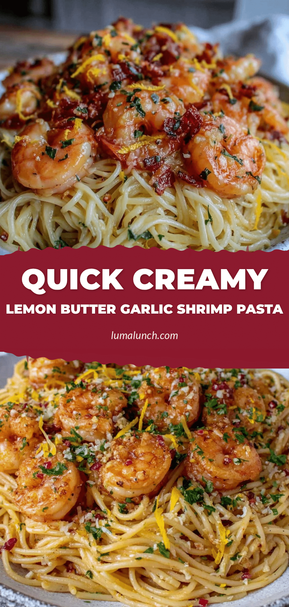 lemon butter garlic shrimp pasta recipe