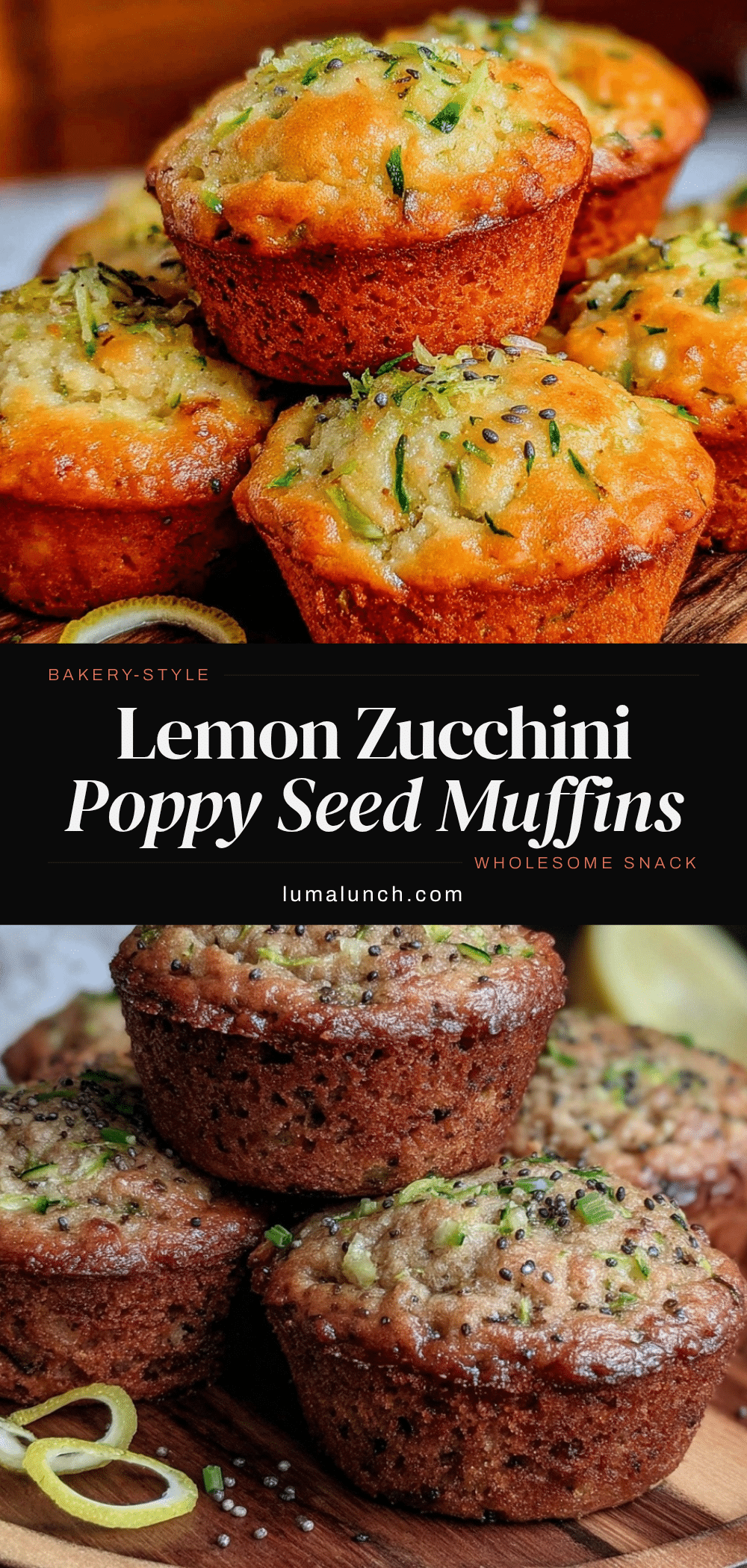 lemon zucchini muffins recipe