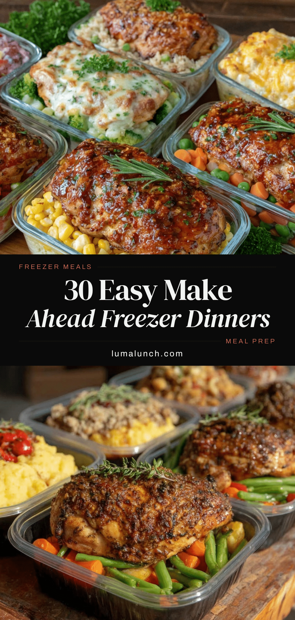 make ahead freezer dinners recipe