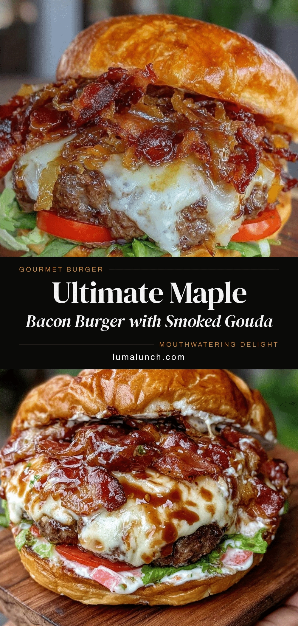 maple bacon burger recipe